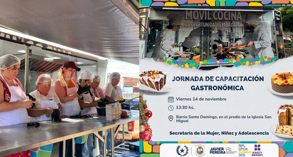 MÓVIL “COCINA DE OPORTUNIDADES” EN ENCARNACIÓN ESTE VIERNES