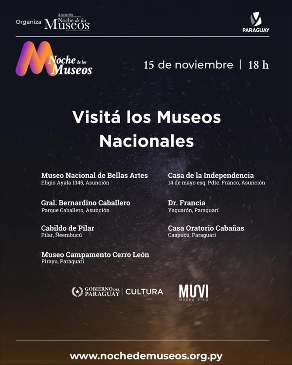 Una noche para el reencuentro con la historia: Museos, archivos y bibliotecas abren sus puertas en Asunción - ADN Digital