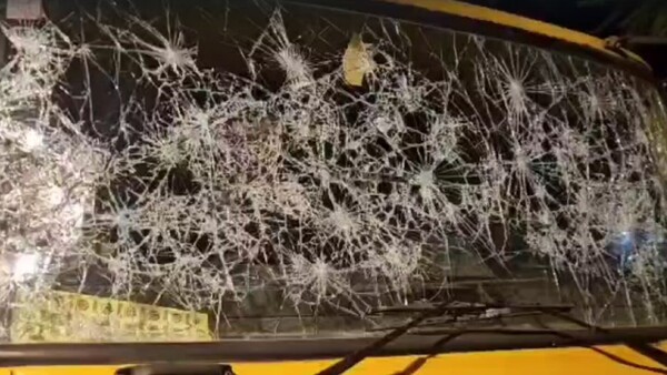 San Pedro: Desconocidos causan destrozos a vehículo de bomberos