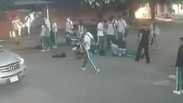 Alumno agredido brutalmente en Luque se recupera en su domicilio