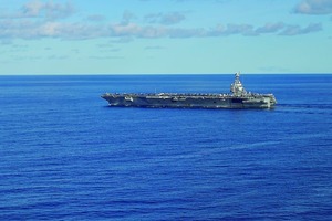 Portaaviones Ford en Operativo Antidroga y Tensión con Vzla