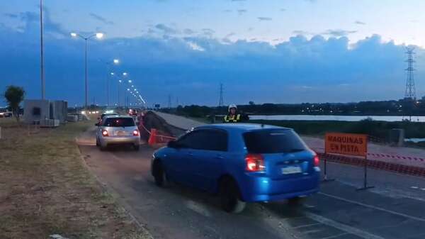 Obras en Costanera Norte afectan el tránsito: piden precaución y paciencia - Nacionales - ABC Color