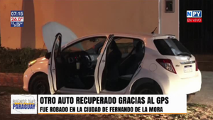 Gracias a doble sistema de GPS recuperan vehículo robado en San Lorenzo