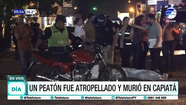 Peatón muere atropellado en Capiatá