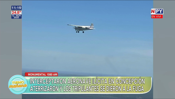 Fuerza Aérea realiza histórica intercepción con el Super Tucano pero los tripulantes escapan en Concepción