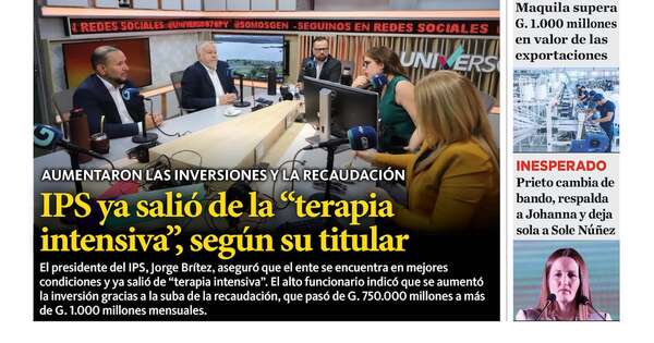 La Nación / LN PM: edición del 12 de noviembre