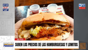 ¡Sube precio del permitido! Lomitos y hamburguesas costarán G.35.000