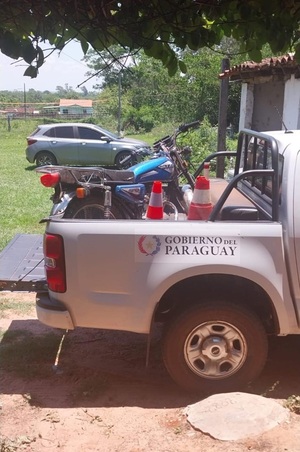 Recuperan motocicleta robada frente a una despensa en Loreto - Concepción al Día