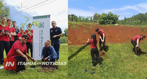 EBY IMPULSÓ JORNADA DE ARBORIZACIÓN EN BELLA VISTA