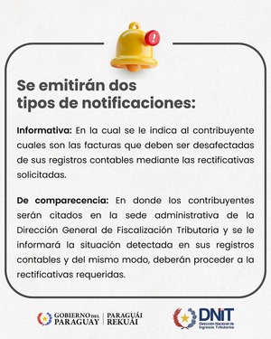 DNIT iniciará notificaciones masivas a contribuyentes