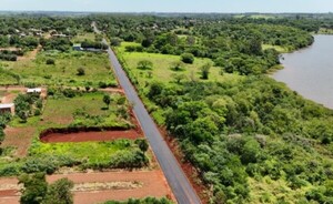 Avanzan las obras de pavimentación en el kilómetro 9