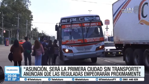 "Asunción será la primera ciudad sin transporte público"