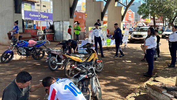 Santa Rita: Realizan campaña para reducir accidentes en motocicletas