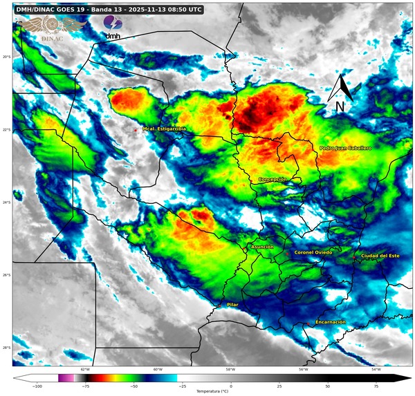 Meteorología alerta sobre tormentas con vientos fuertes y posible caída de granizos