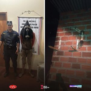 DETIENEN A JOVEN POR HURTO DE COMPRESOR DE AIRE ACONDICIONADO EN ENCARNACIÓN - «TVS DIGITAL»