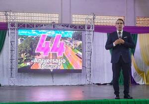 Gobernador Marcelo Soto acompañó los festejos por el 44° aniversario de Campo 9 - Noticiero Paraguay