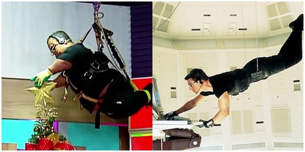 Popular / (VIDEO) ¡Novaseo! "Mortero Bala" copió a Tom Cruise en una famosa escena de peli