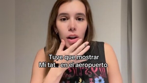 Pasajera vivió incómodo momento durante un control en el aeropuerto