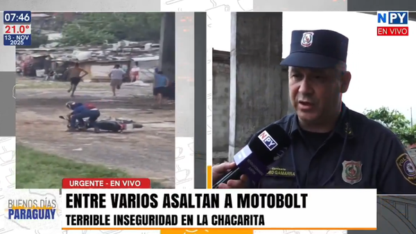 En patota asaltan a conductor de plataforma en la Chacarita