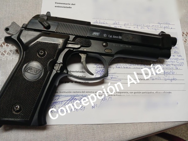 Alarma en el CREC: alumno llevó una pistola de aire comprimido - Concepción al Día