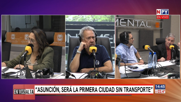 “Asunción, será la primera capital en quedar sin transporte público", afirmó César Ruiz Díaz