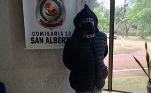 Aprehenden a joven sospechoso de hurtos en San Alberto 