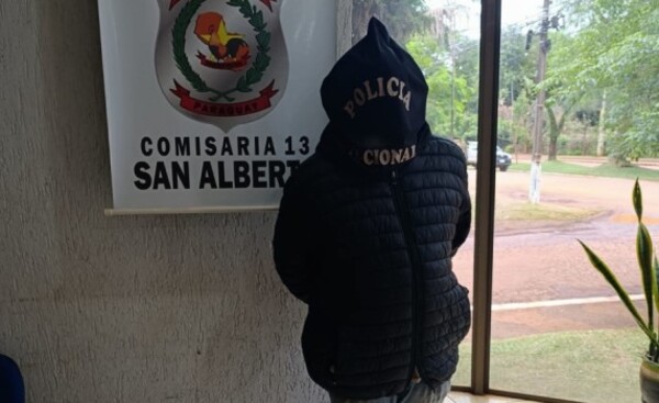 Aprehenden a joven sospechoso de hurtos en San Alberto 