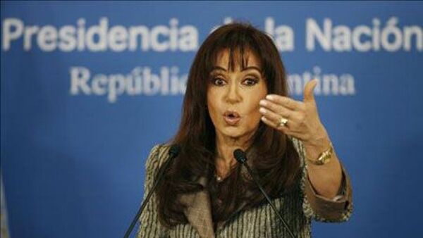 Cristina Fernández sobre apoyo de Estados Unidos a Argentina: "Colonialismo financiero"
