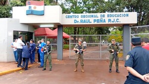 Ante amenaza de bomba, intervienen Centro Regional de Educación de Pedro Juan Caballero