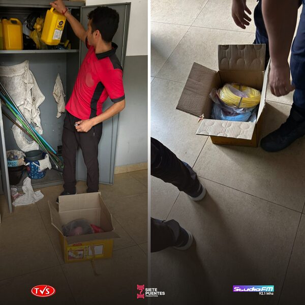 APREHENDEN A JOVEN DE 24 AÑOS POR HURTO DE CABLES EN DEPÓSITO DE MATERIALES DE CONSTRUCCIÓN EN ENCARNACIÓN - «TVS DIGITAL»