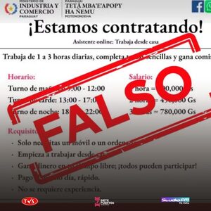 ALERTA: CIRCULAN ESTAFAS LABORALES QUE USAN ILEGÍTIMAMENTE EL NOMBRE DEL GOBIERNO - «TVS DIGITAL»