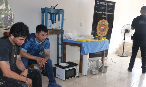 Desmantelan laboratorio artesanal de cocaína en Ñemby - OviedoPress