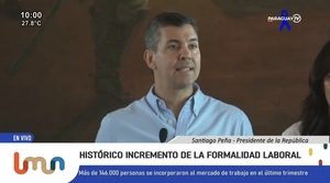 Cae desocupación y el país registra el mayor salto en formalidad laboral de los últimos años, afirma Peña