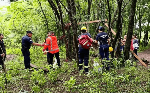 Hallan a mujer desaparecida en el fondo de un pozo en zona boscosa de Cerro Verde - Noticiero Paraguay