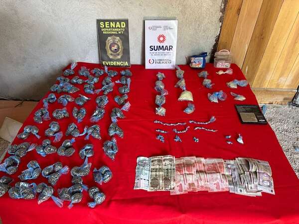 Plan Sumar: desmantela foco de acopio y venta de drogas en Vallemí - Nacionales - ABC Color