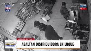 Asaltan una distribuidora de lácteos en Luque