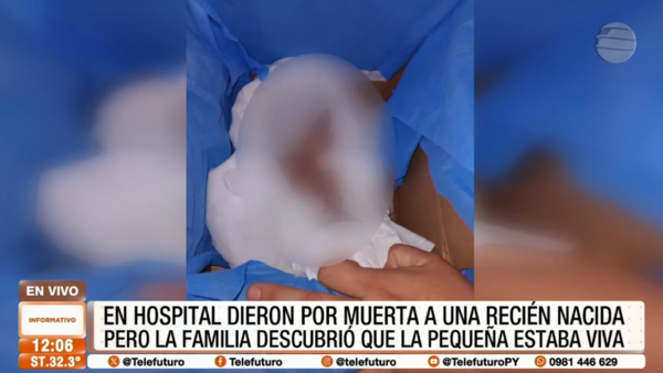 Dieron por muerta a una recién nacida en el Hospital de Hernandarias