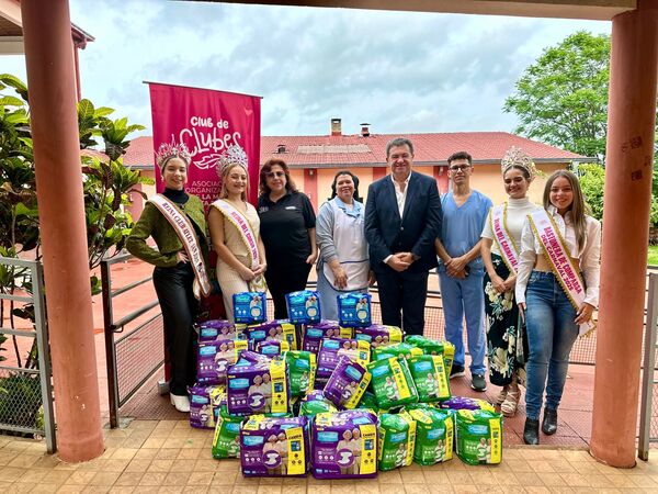 Club de clubes dona elementos de aseo a hogar de ancianos de Encarnación - La Tribuna