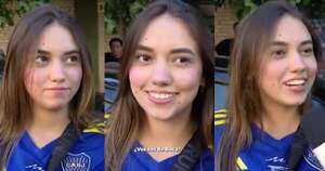 La Nación / Viral: paraguaya fue tendencia en Argentina por ir al partido del CCP con camiseta de Boca