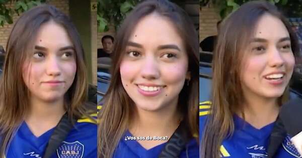 La Nación / Viral: paraguaya fue tendencia en Argentina por ir al partido del CCP con camiseta de Boca