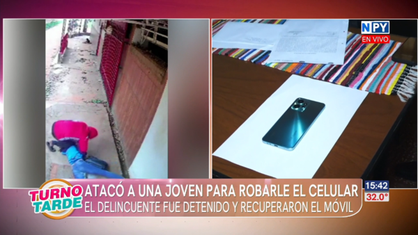 Detienen a alias "Pablito", el supuesto asaltante que atacó a una joven estudiante para robarle el celular