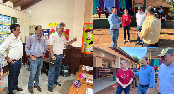 AUTORIDADES NACIONALES RECORRIERON INSTITUCIONES EDUCATIVAS DE ENCARNACIÓN