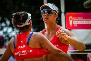 Michelle y Giuliana caen en el estreno del Mundial de vóley playa en Australia - Polideportivo - ABC Color