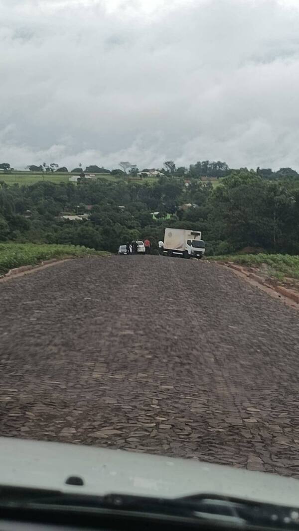 Asaltan camión repartidor en Canindeyú