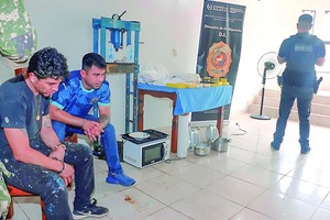 SENAD Desmantela "Fábrica" de Cocaína en Ñemby