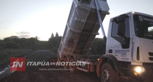 GOBERNACIÓN DE ITAPÚA INTENSIFICA OBRAS VIALES EN DIVERSAS ZONAS