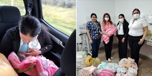 Beba abandonada en Caaguazú ya está con una familia acogedora