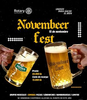ROTARY CLUB ENCARNACIÓN INVITA A LA TERCERA EDICIÓN DEL “NOVEMBEER FEST” - «TVS DIGITAL»