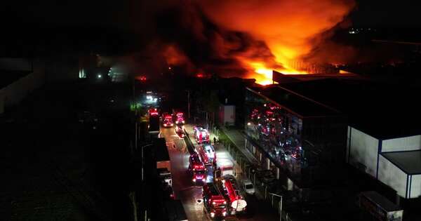 La Nación / Buenos Aires: controlan incendio tras explosión en zona industrial