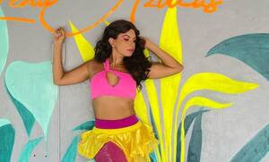 [VIDEO] "El moñito azul": El baile de Lorena Azucas que se hizo viral